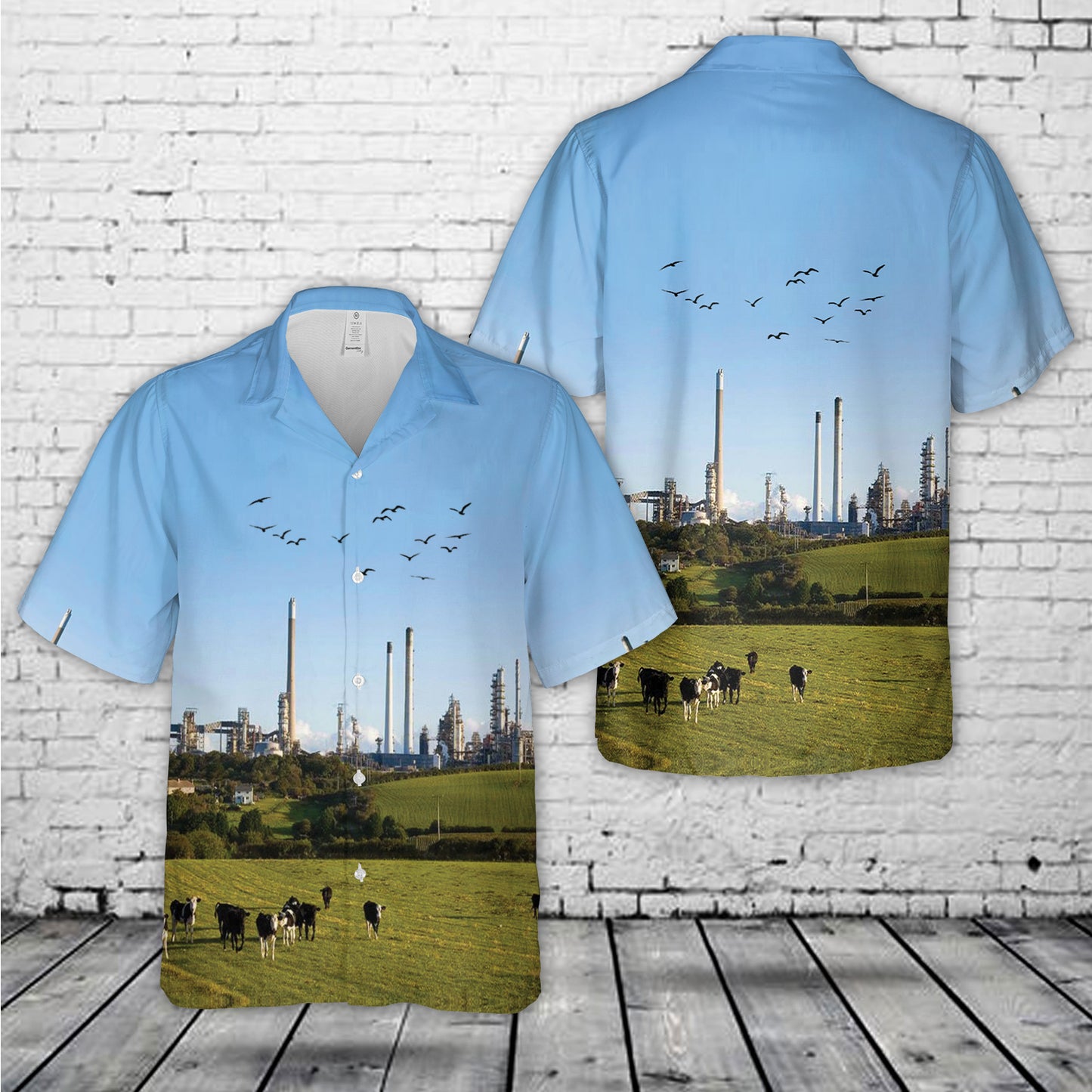 Pembroke, Pembrokeshire, Wales, Pembroke Refinery Valero Energy Hawaiian Shirt