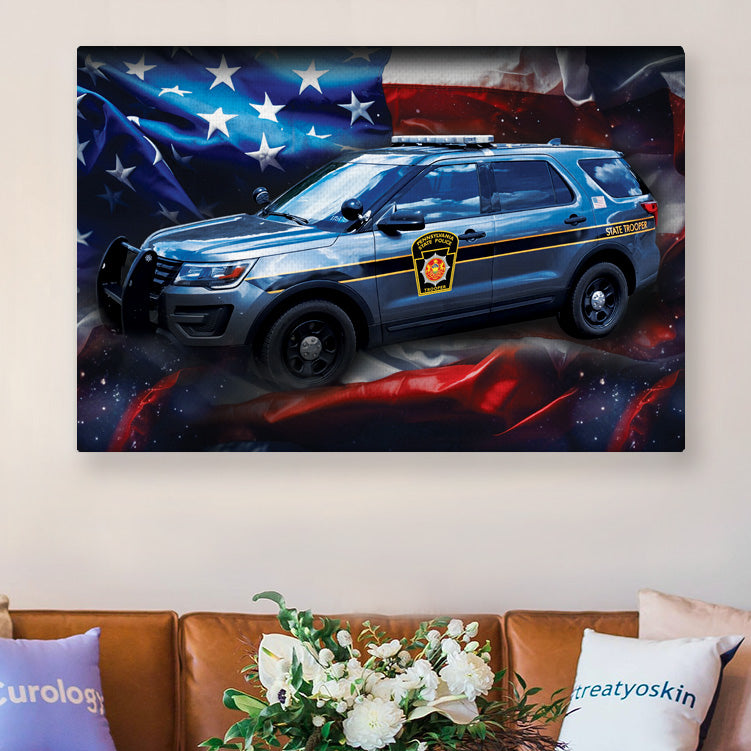 Pennsylvania State Police, 4th Of July Canvas