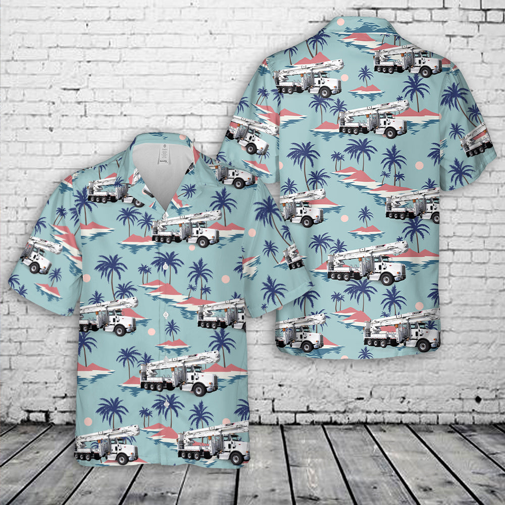 Peterbilt 365 10 ft Boom / Bucket Truck - 2013 Terex TM125 Aerial Lift Hawaiian Shirt