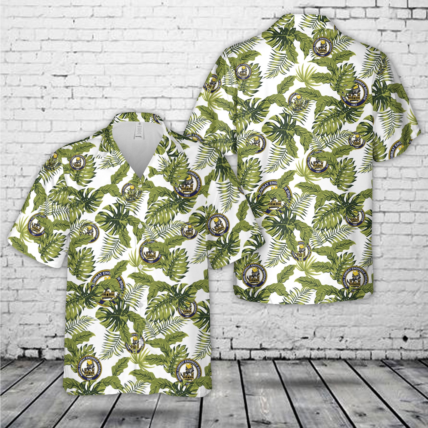 Philippine Navy Seabees Naval Combat Engineer Brigade Hawaiian Shirt