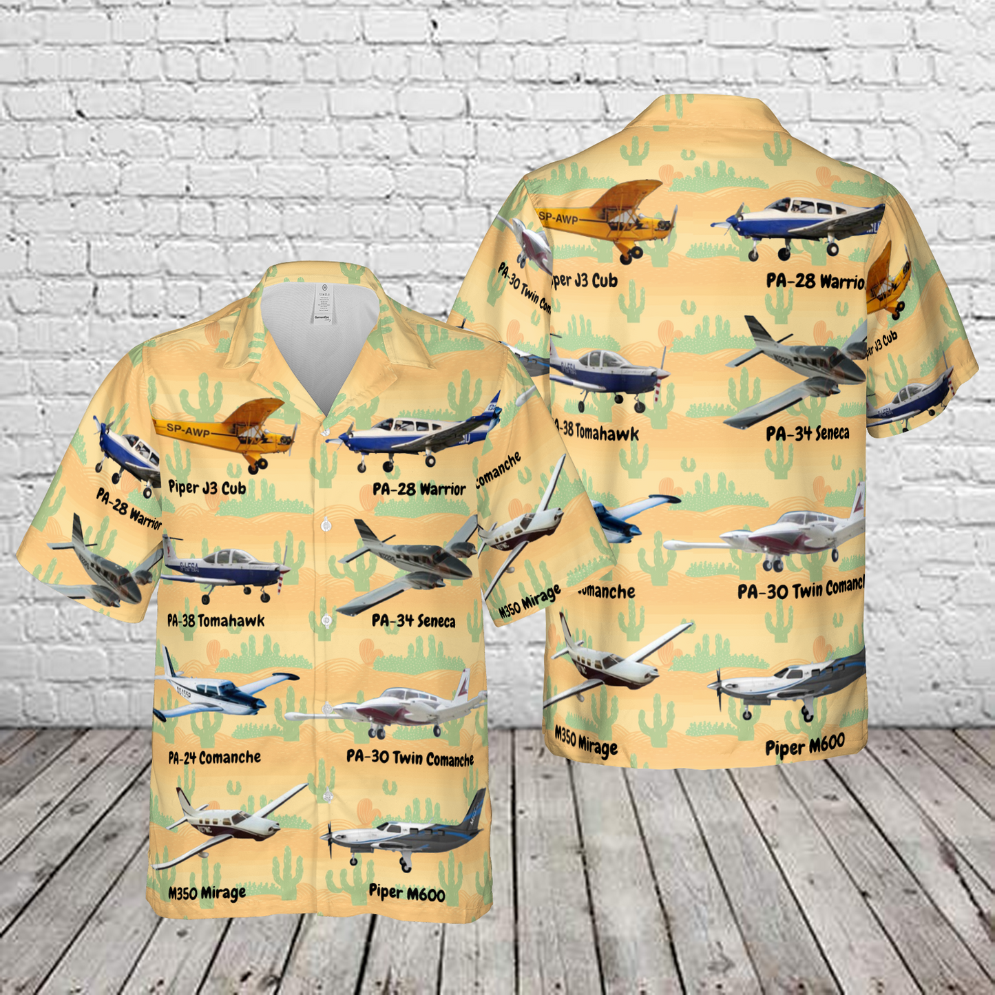 Piper Aircraft Hawaiian Shirt