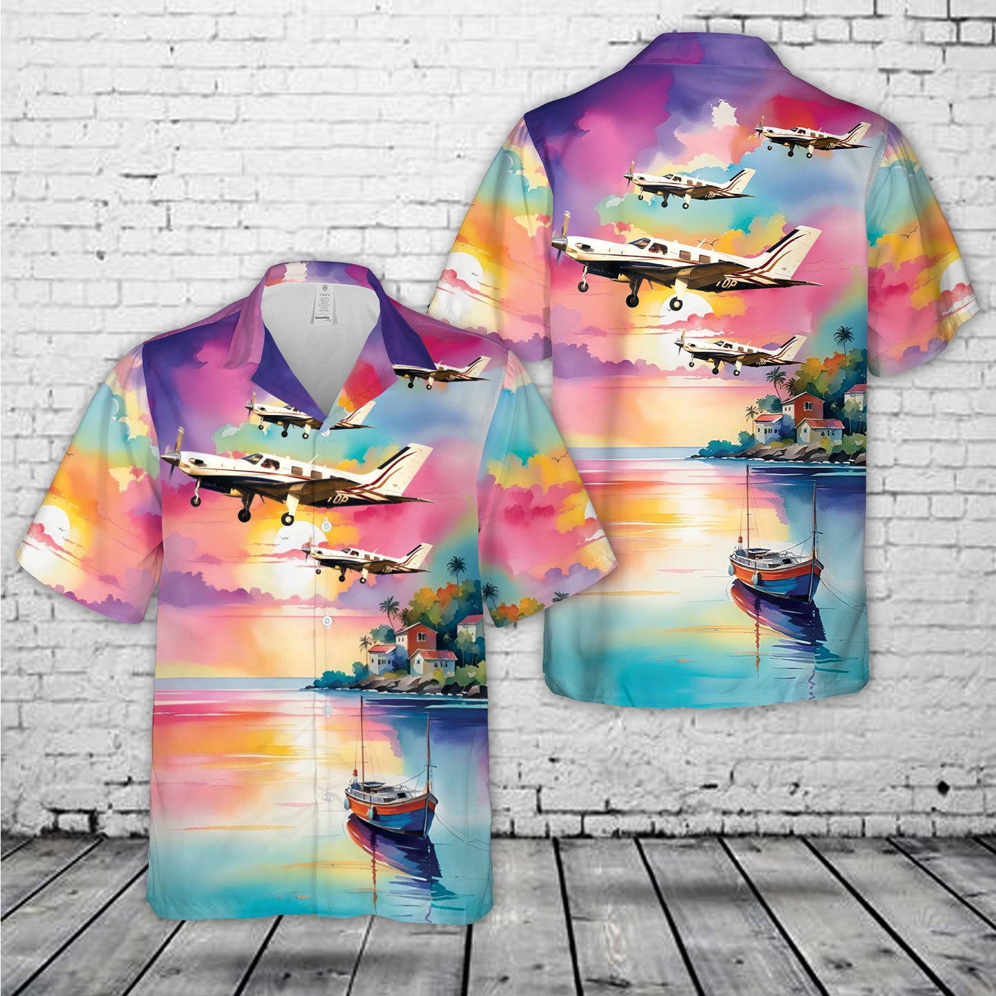 Piper PA-46-500TP Malibu Meridian AN1805813 Hawaiian Shirt