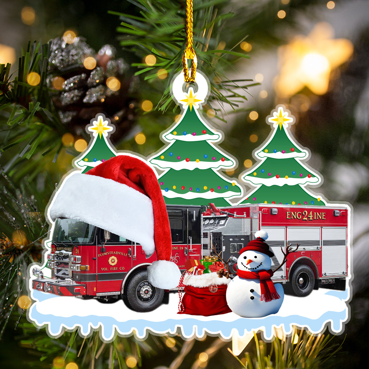 Plumsteadville, Pennsylvania, Plumsteadville Volunteer Fire Company Christmas Ornament