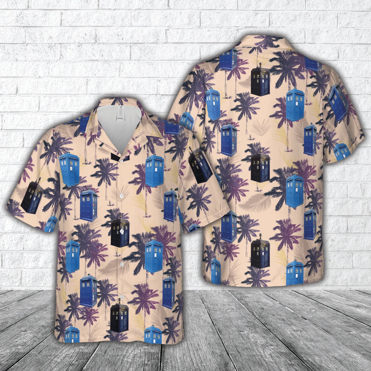 Police Box Hawaiian Shirt