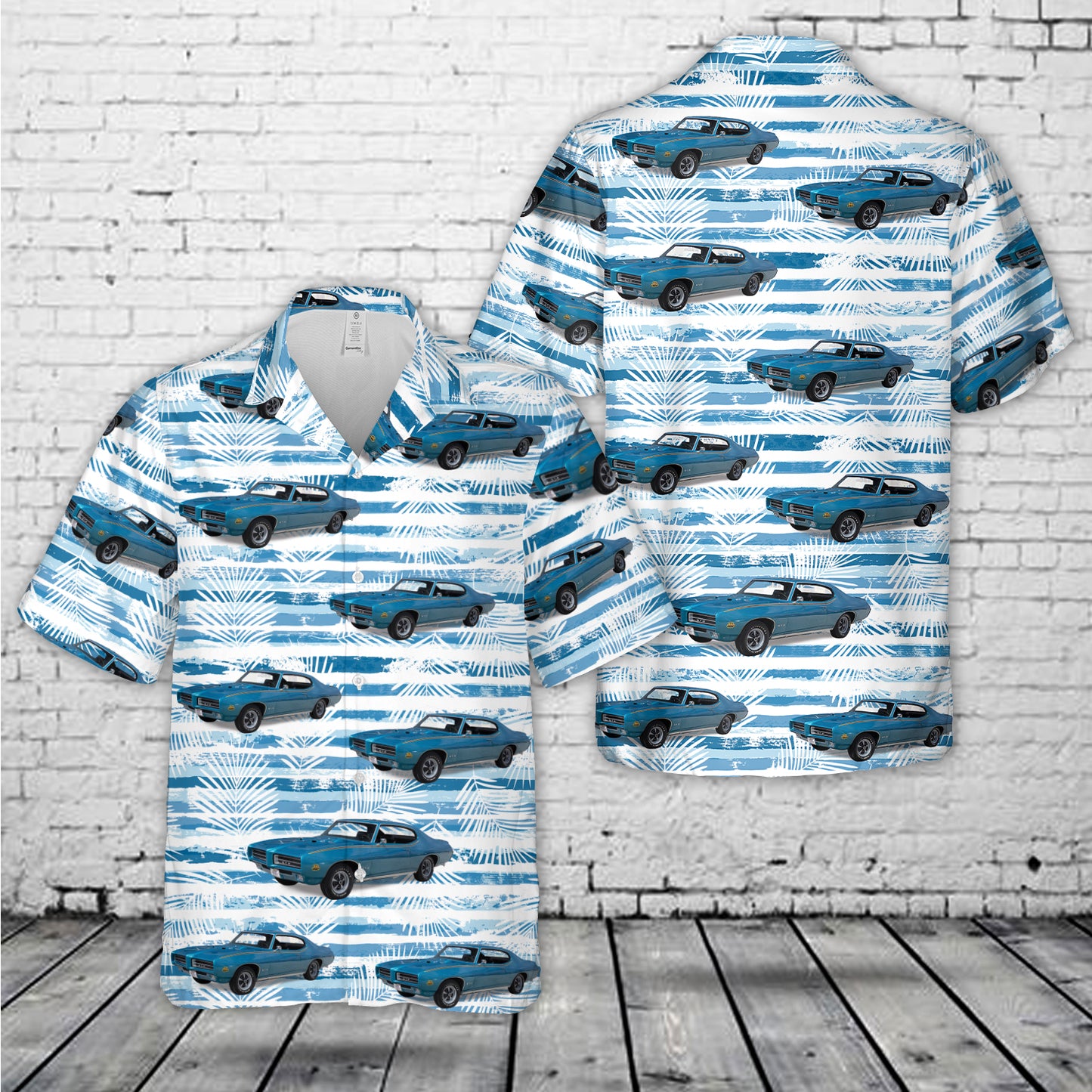 Pontiac GTO (1969) blue Hawaiian Shirt