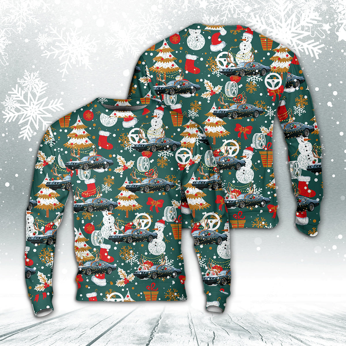 Pontiac Trans Am 1979 Ugly Christmas Sweater