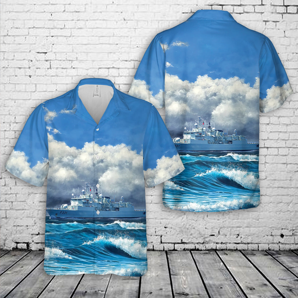 Portuguese Navy NRP Álvares Cabral (F331) Hawaiian Shirt