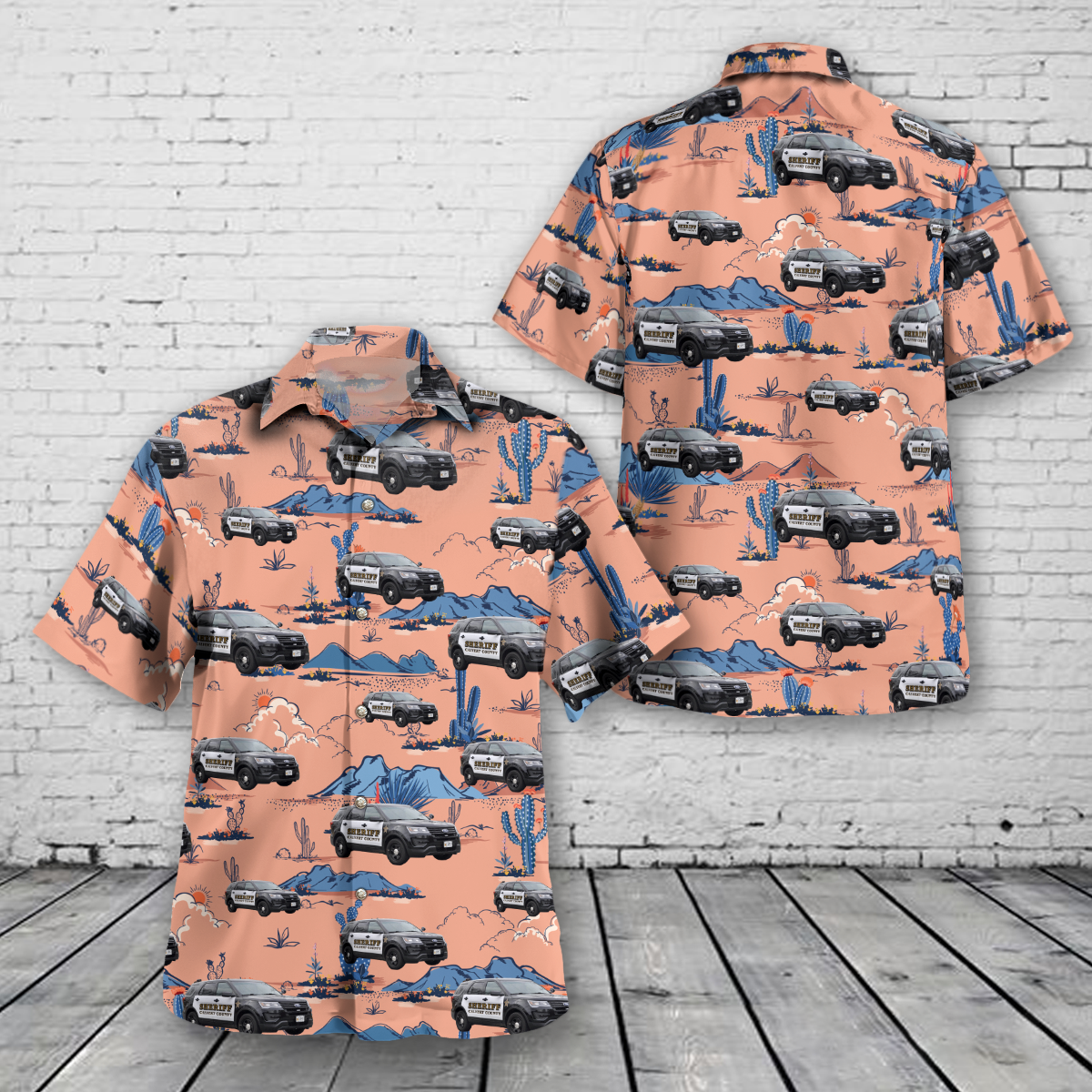 Prince Frederick, Maryland, Calvert County Sheriffs Office Hawaiian Shirt
