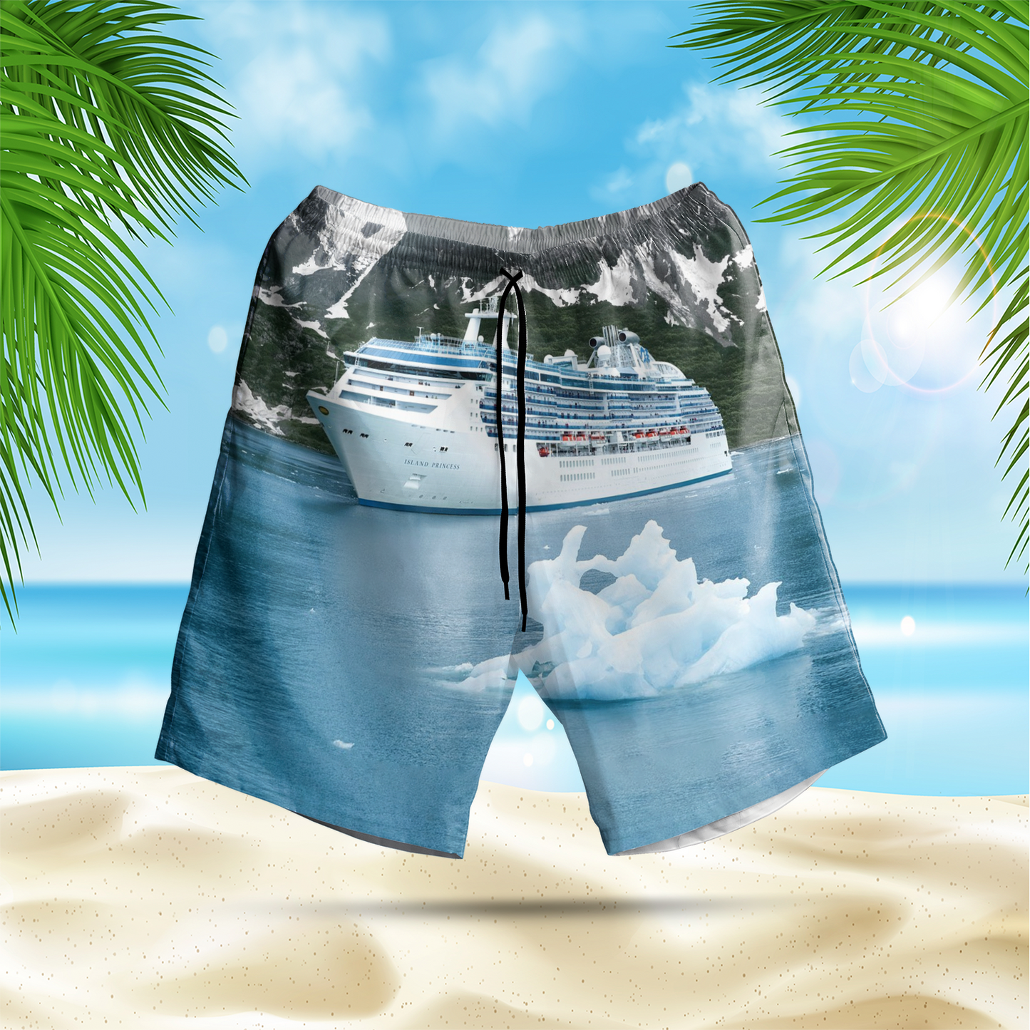 Princess Cruises Island Princess Hawaiian Shorts