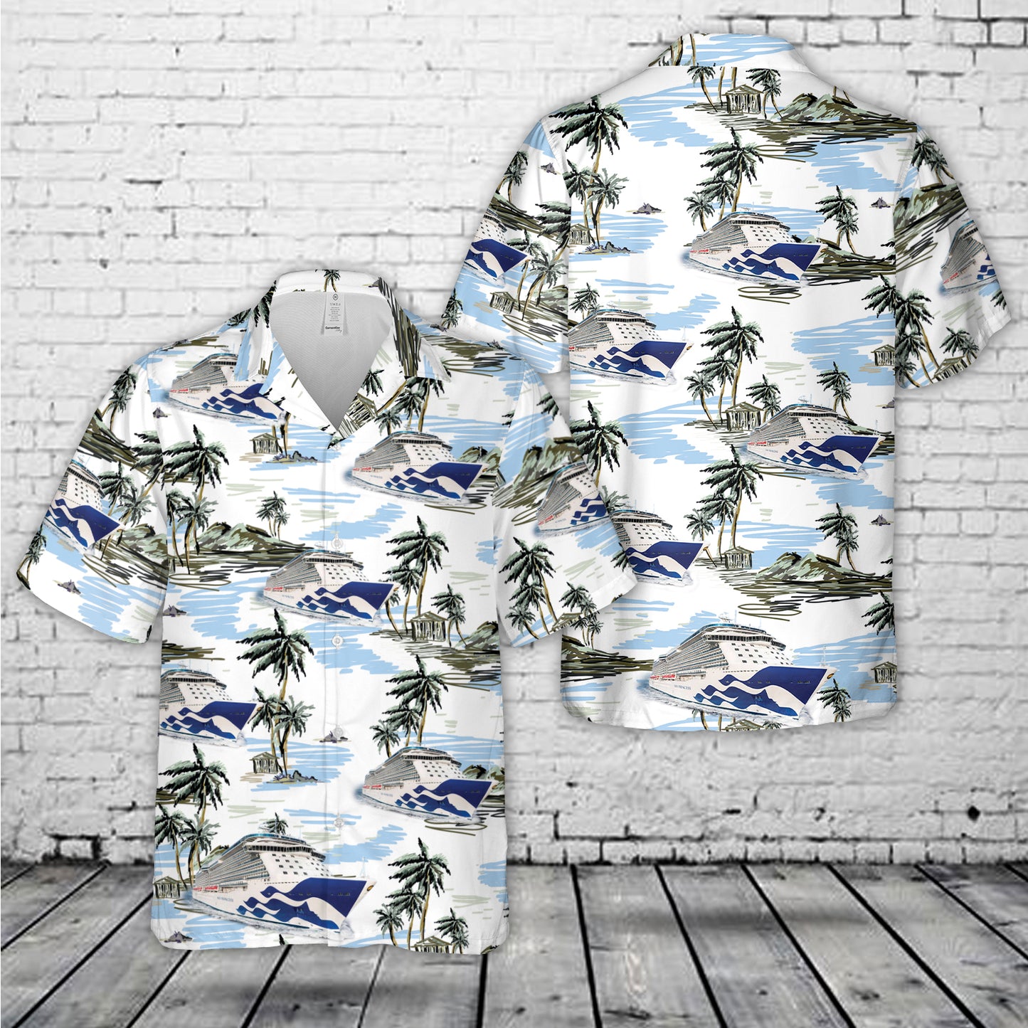 Princess Cruises Sky Princess Hawaiian Shirt
