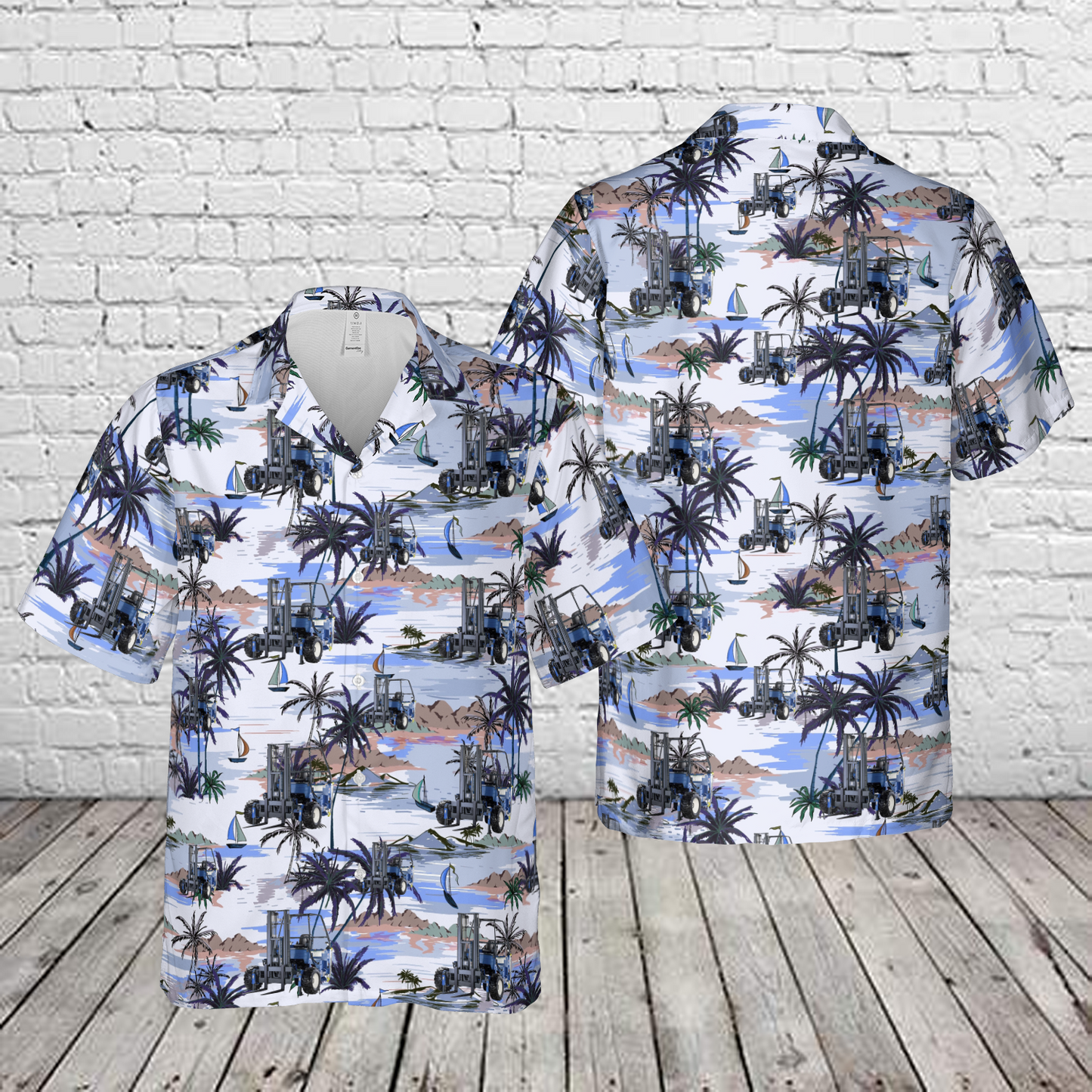 Princeton Piggy Back Hawaiian Shirt