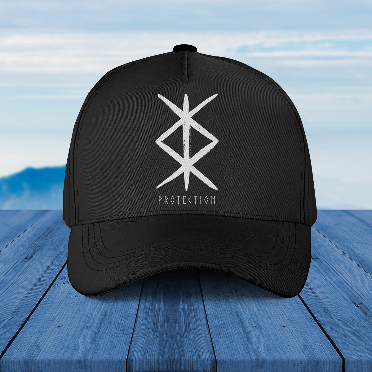 Protection Rune - Norse Viking Bind Rune Baseball Cap