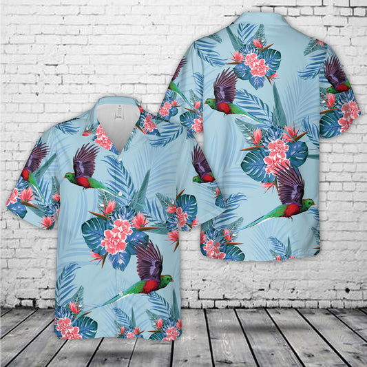 Quetzal Bird Hawaiian Shirt