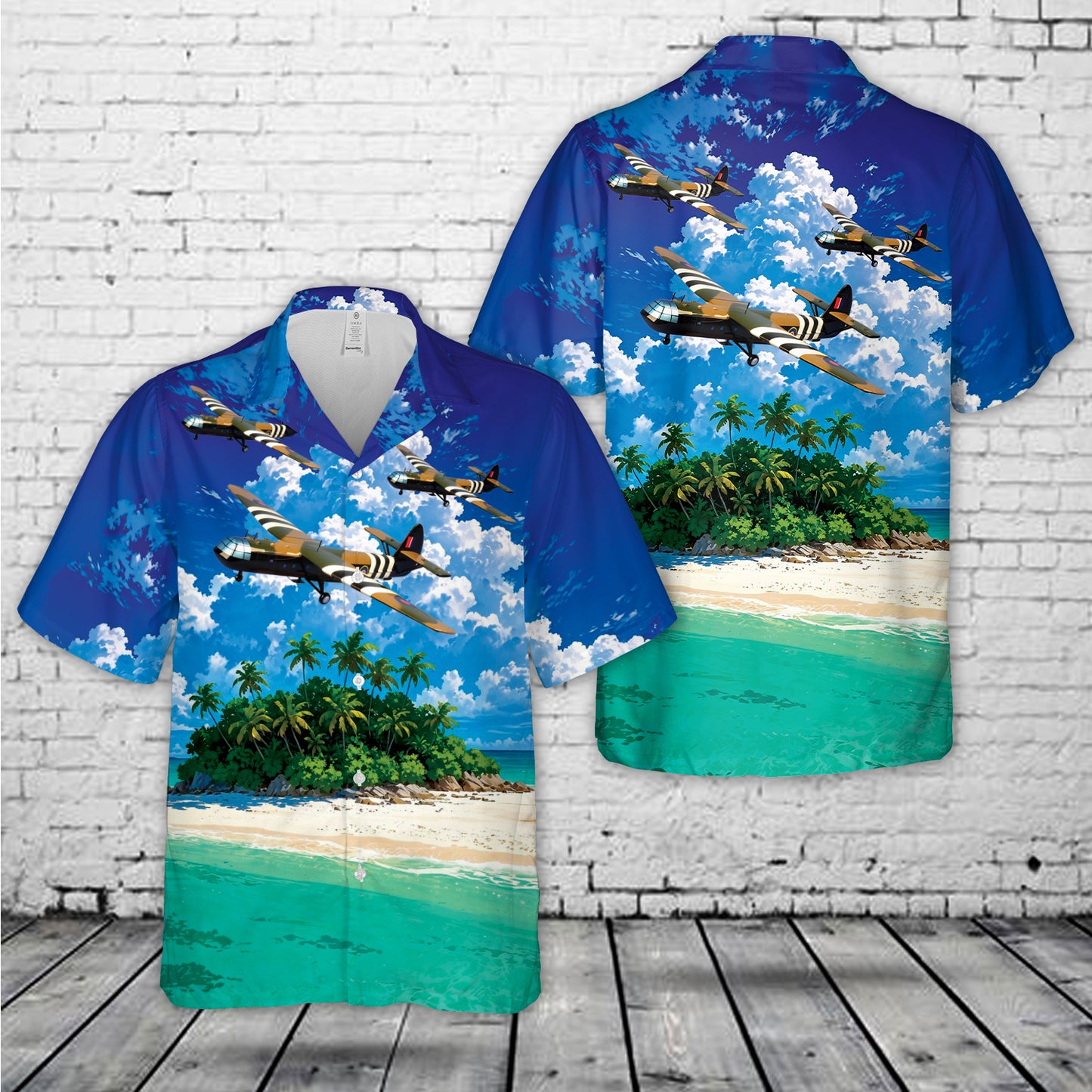 RAF Airspeed AS.58 Horsa MK.II Troop Carrier D-Day WW2 Hawaiian Shirt