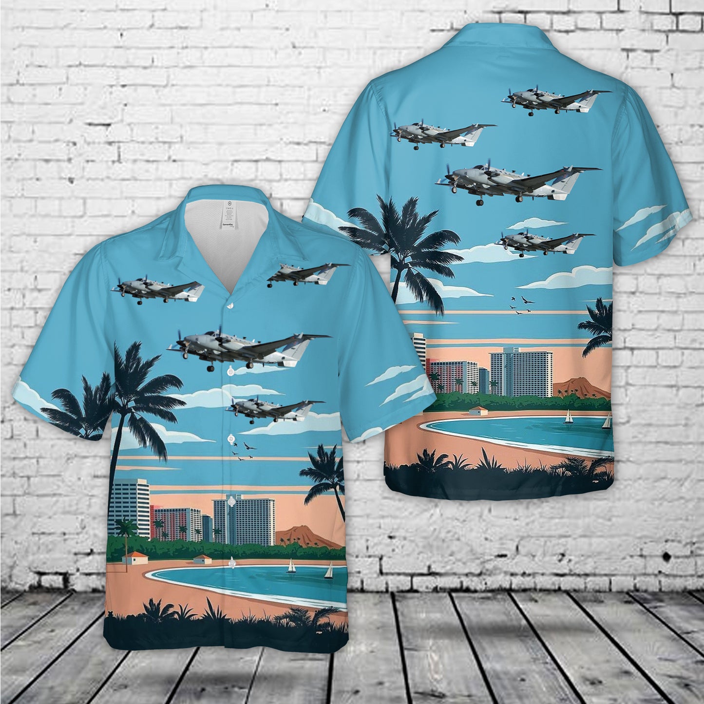 RAF Hawker Beechcraft 350CER Shadow R1 (B300C) Hawaiian Shirt