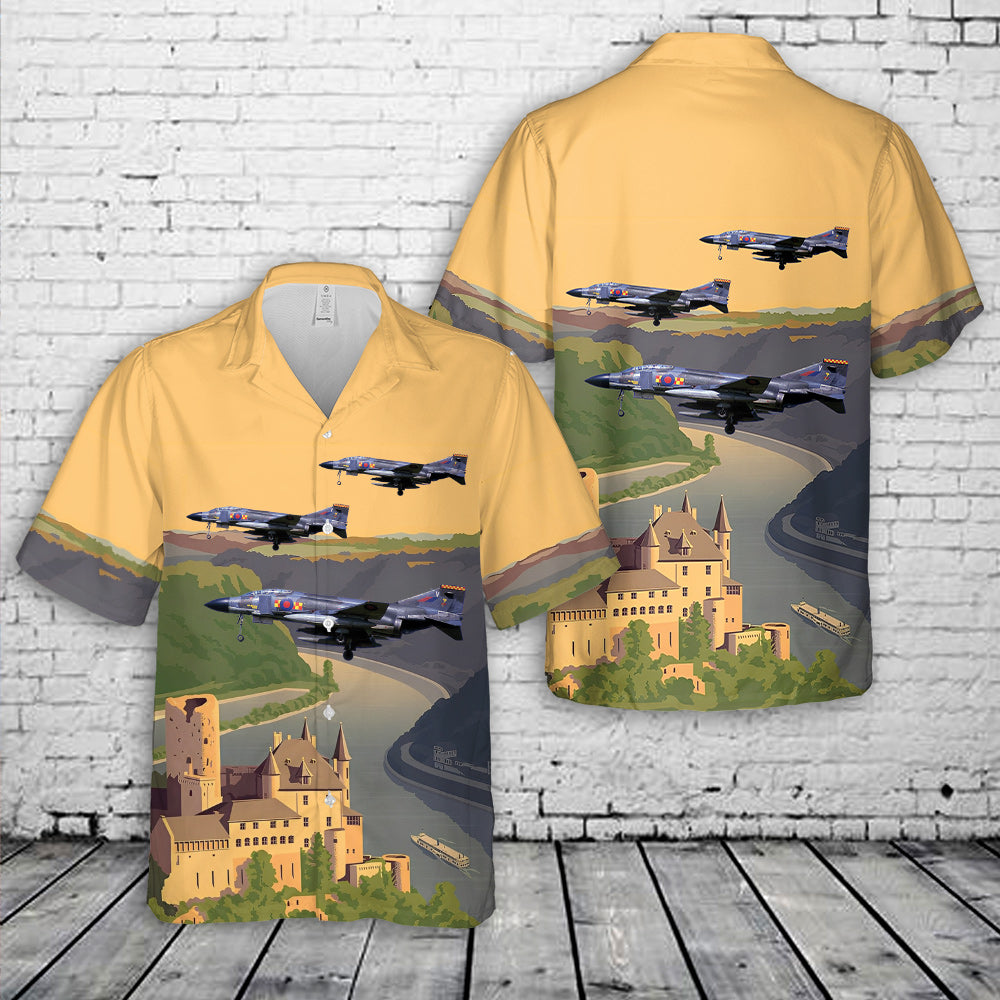 RAF No. 92 Squadron Phantom FGR2 Hawaiian Shirt
