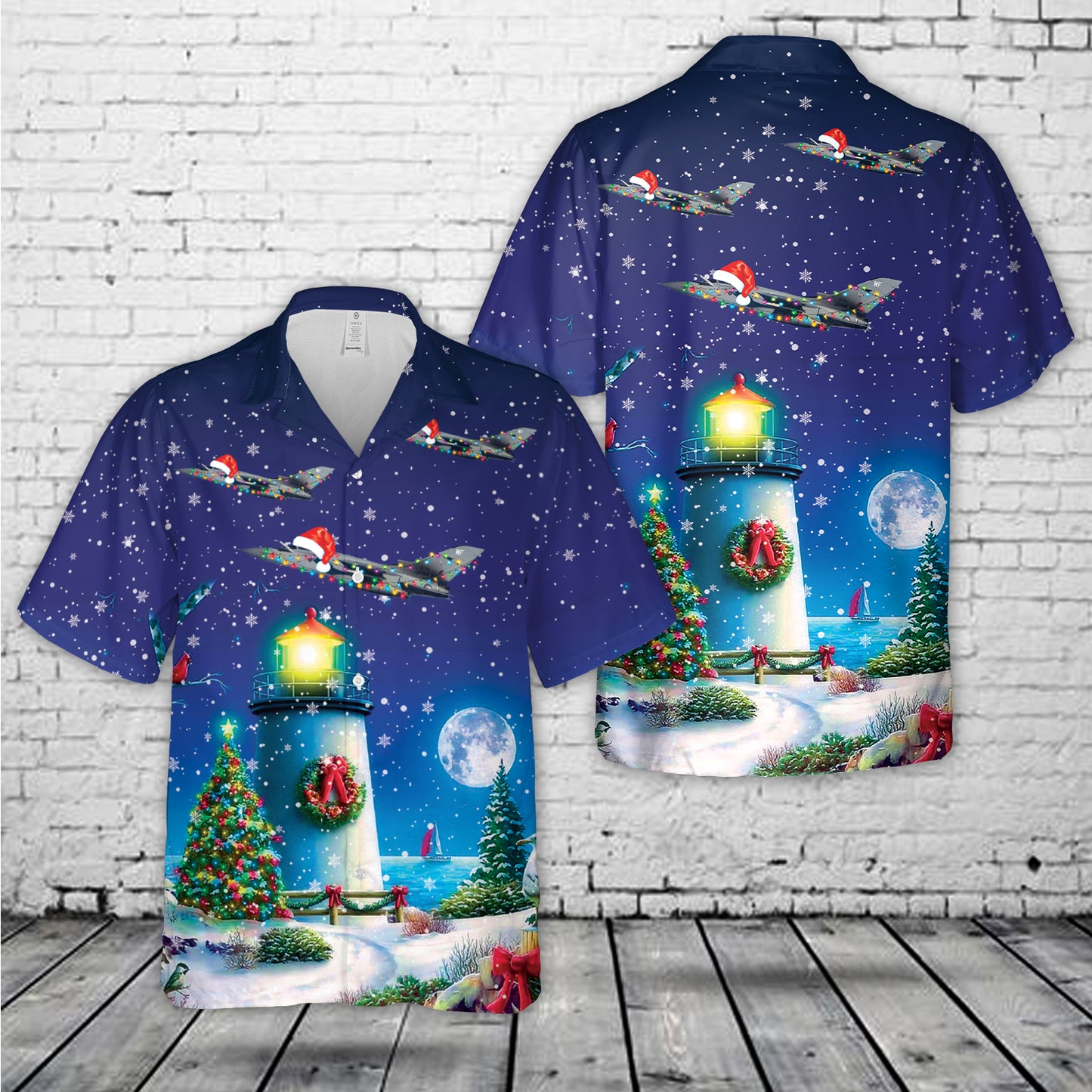 RAF Panavia Tornado F3 Christmas Hawaiian Shirt