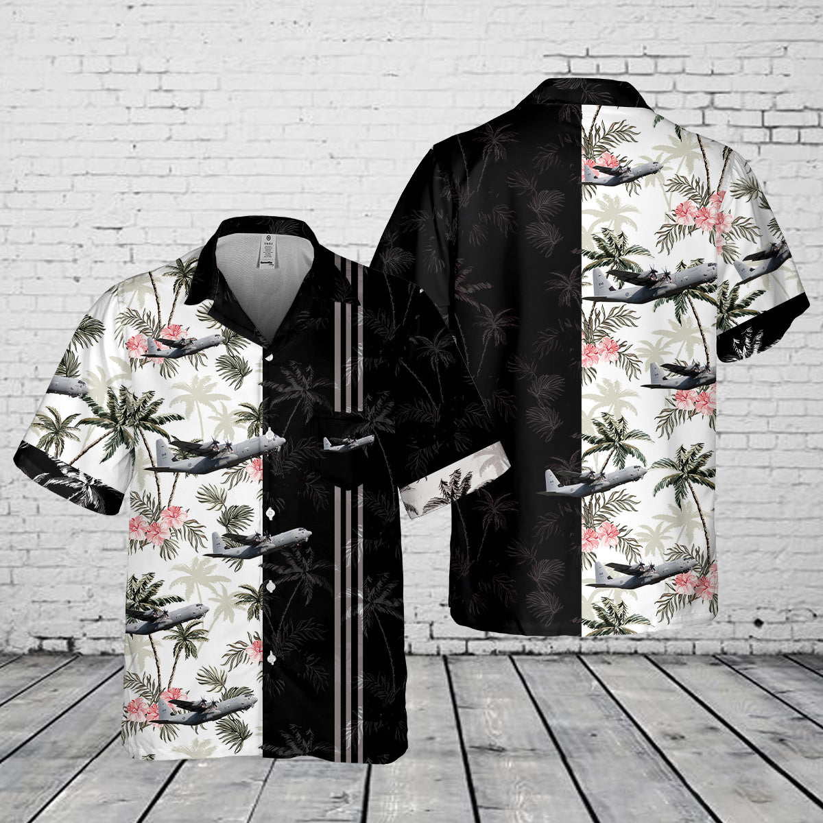 RCAF Lockheed Martin CC-130J-30 Hercules (L-382) Pocket Hawaiian Shirt