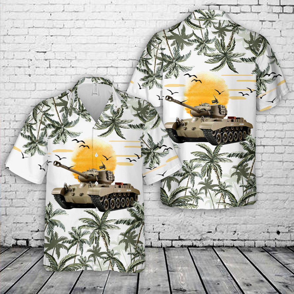 RC Tank M26 Pershing Snow Leopard Hawaiian Shirt