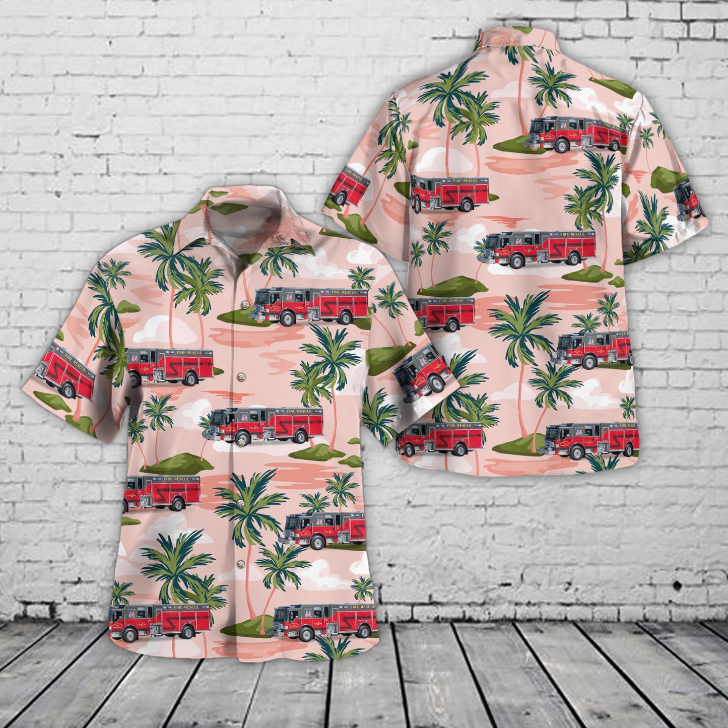 Rainbow City, Alabama, Rainbow City Fire Department Hawaiian Shirt