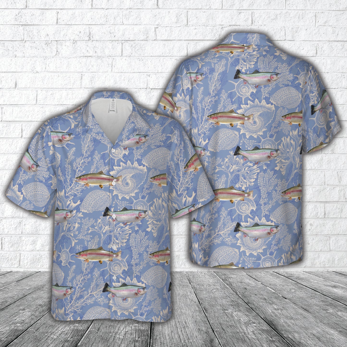 Rainbow Trout Fishing Hawaiian Shirt
