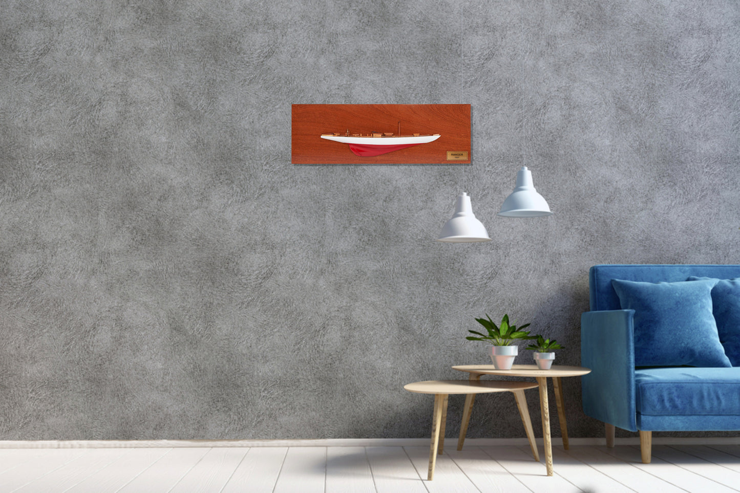 Handicrafted Ranger Half Hull Wooden Model Ship - A Nautical Masterpiece for Collectors and Enthusiasts