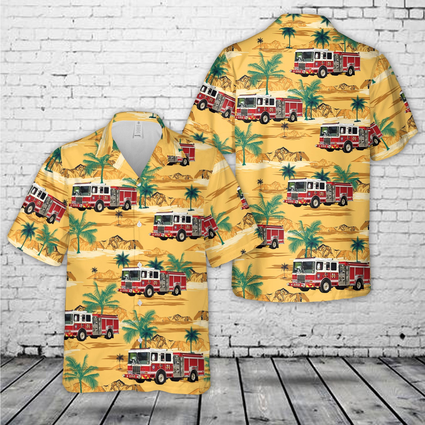 Red Hill Volunteer Fire Company, Red Hill, Pennsylvania Hawaiian Shirt