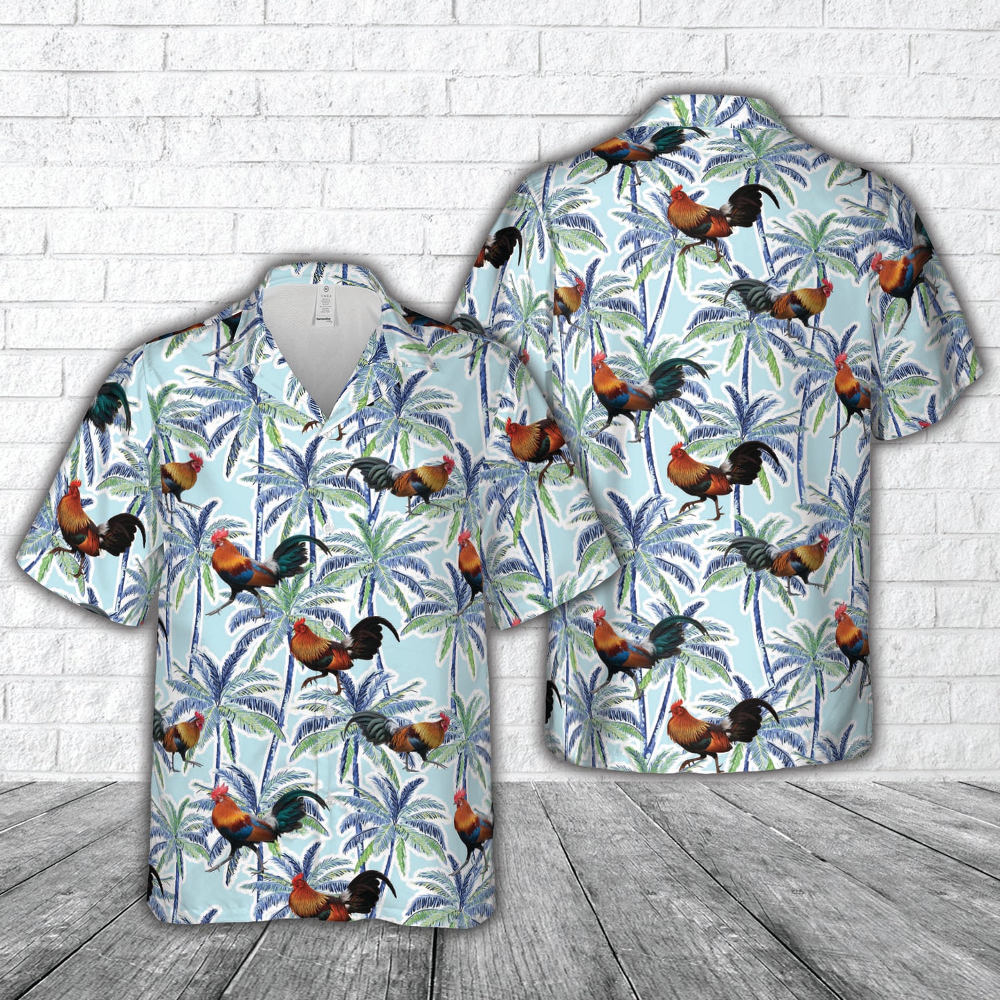 Red junglefowl Hawaiian Shirt