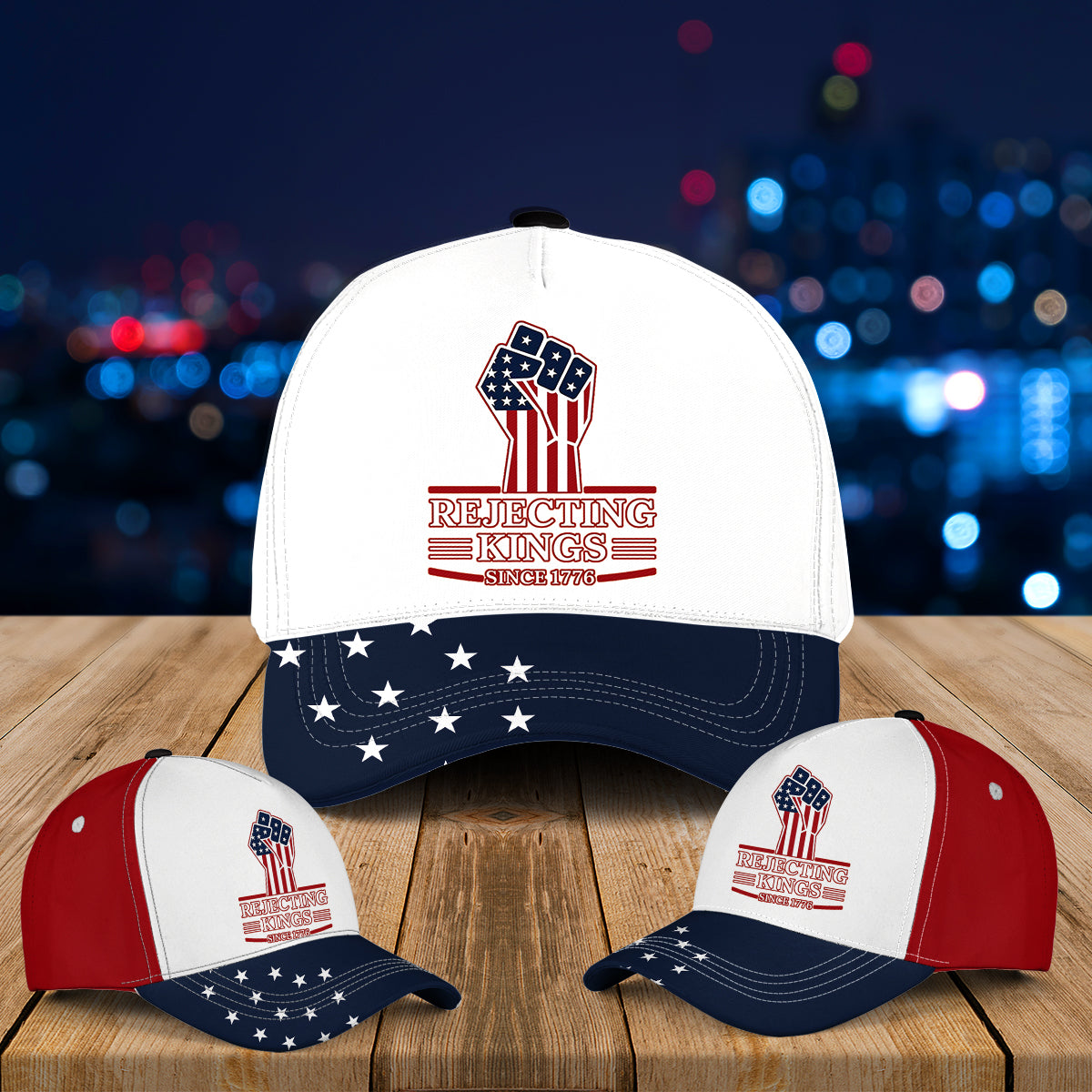 Rejecting Kings Since 1776 Baseball Cap