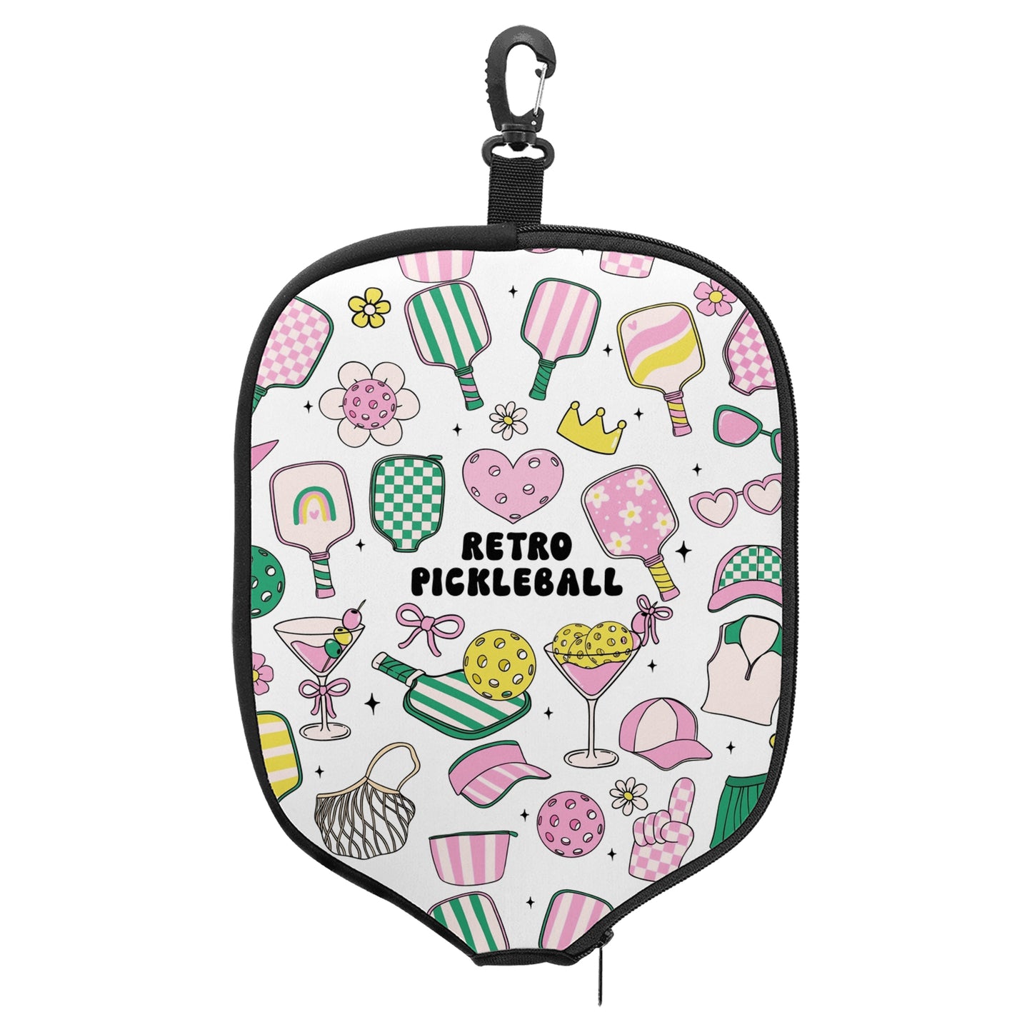 Retro Groovy Pickleball Paddle Cover (Made in US)