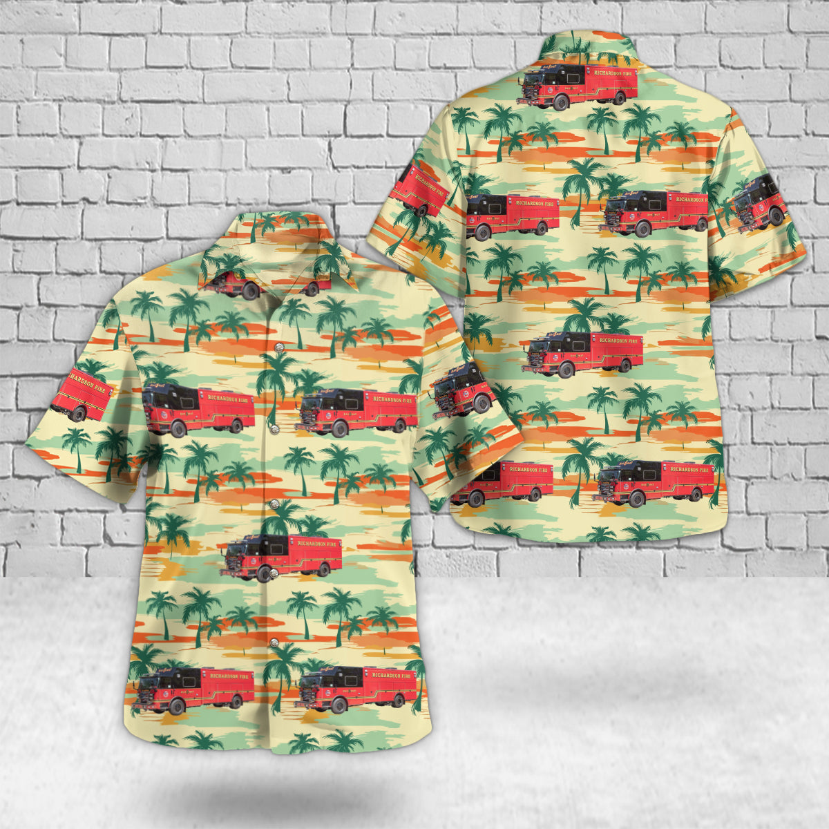 Richardson, Texas, Richardson Fire Department Hawaiian Shirt