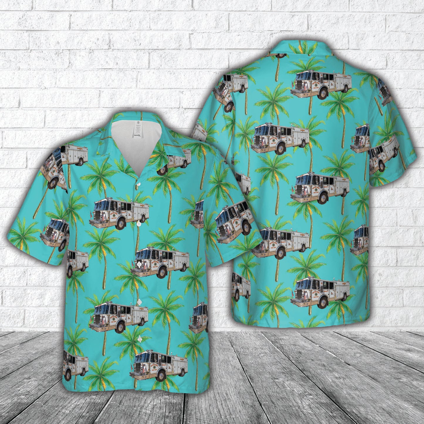 River Edge Fire Department Company #2, New Jersey Hawaiian Shirt