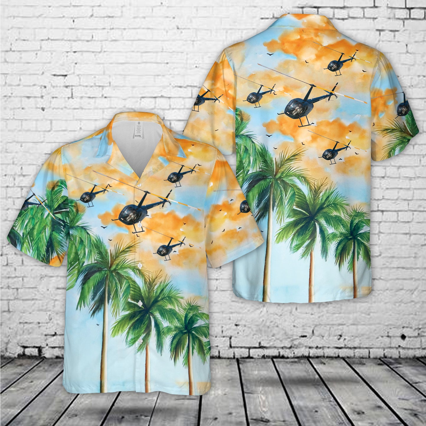 Robinson R44 Raven II Hawaiian Shirt