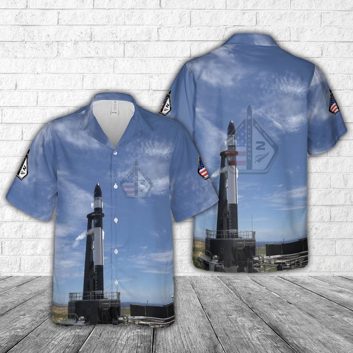 Rocket Lab Electron 'Still Testing' Hawaiian Shirt