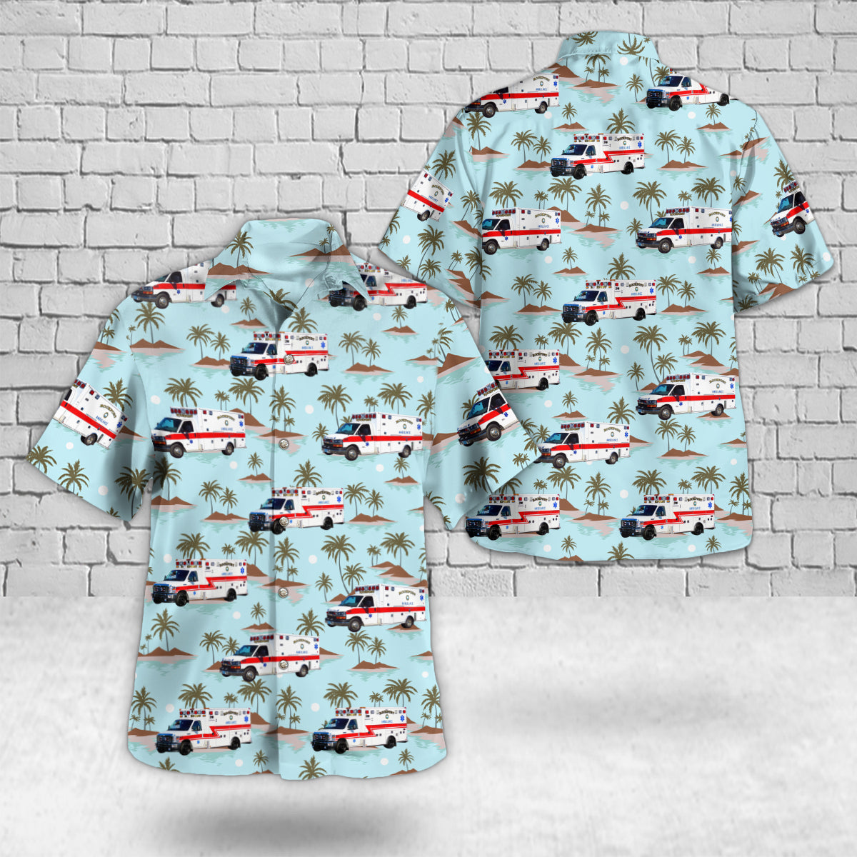 Rockport, Massachusetts, Rockport Ambulance Hawaiian Shirt