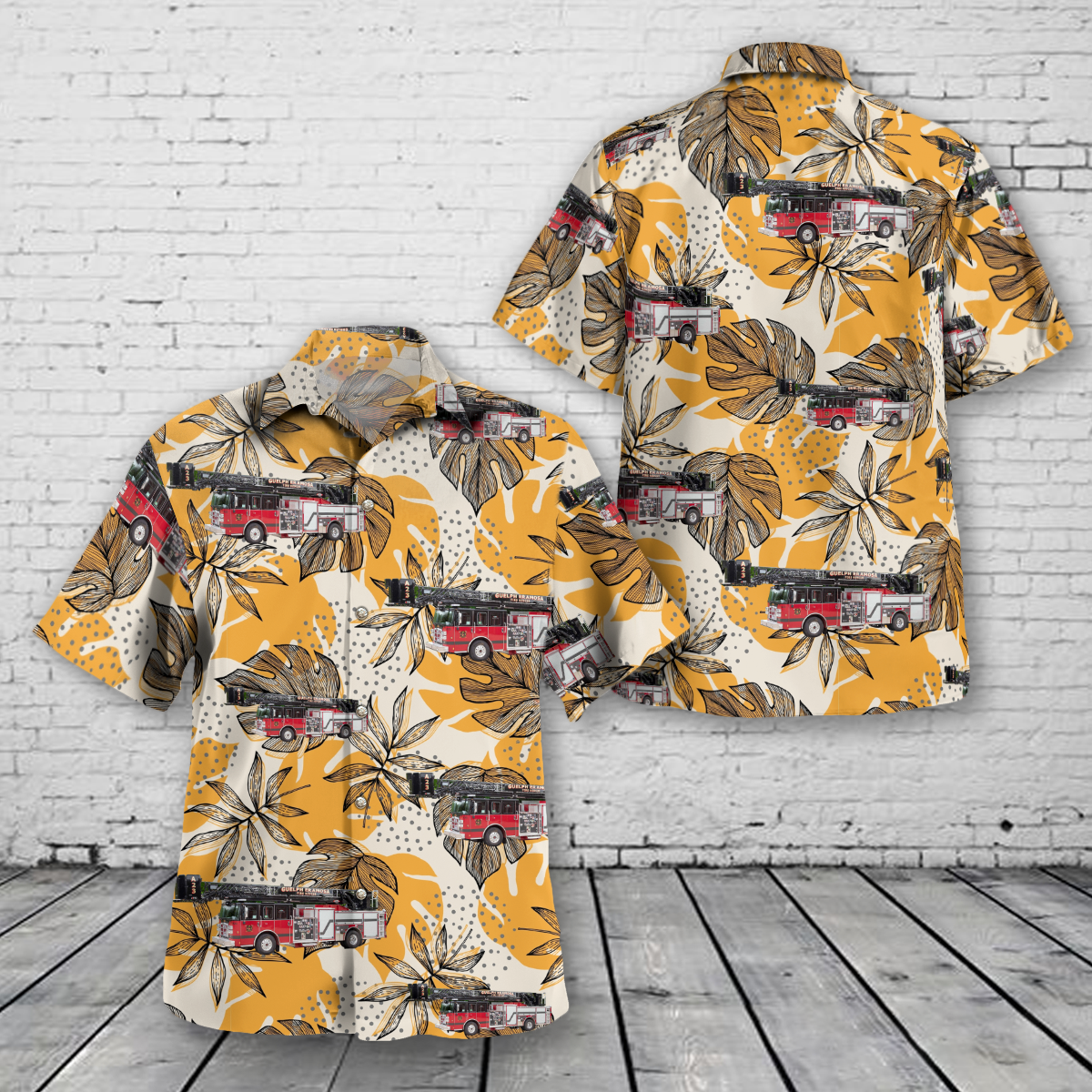 Rockwood, Ontario, Guelph Eramosa Fire Department Hawaiian Shirt