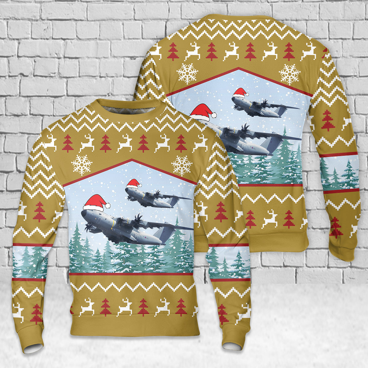 Royal Air Force A400M ZM401 Christmas AOP Sweater
