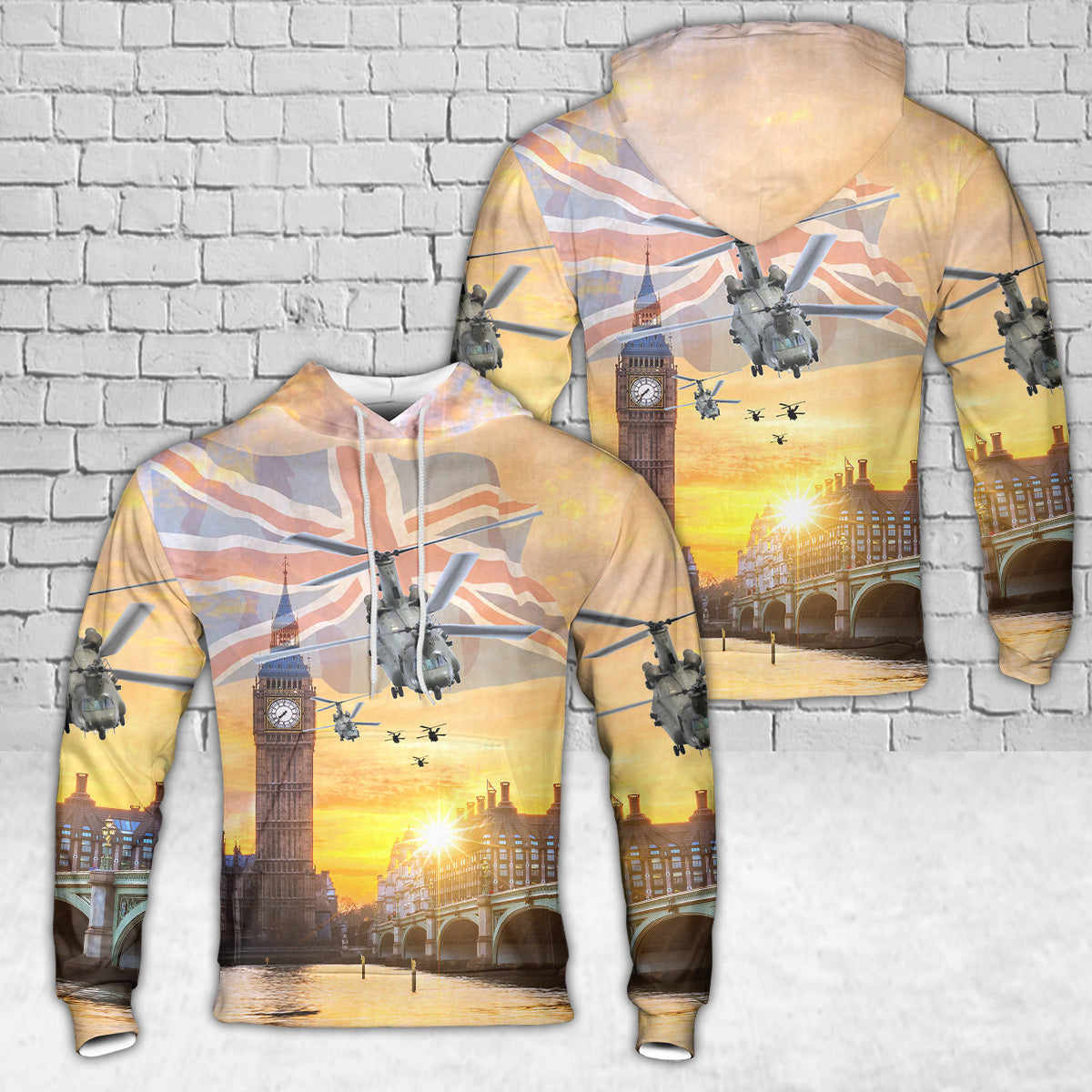 Royal Air Force Boeing Chinook HC.6 ZA708 Hoodie 3D