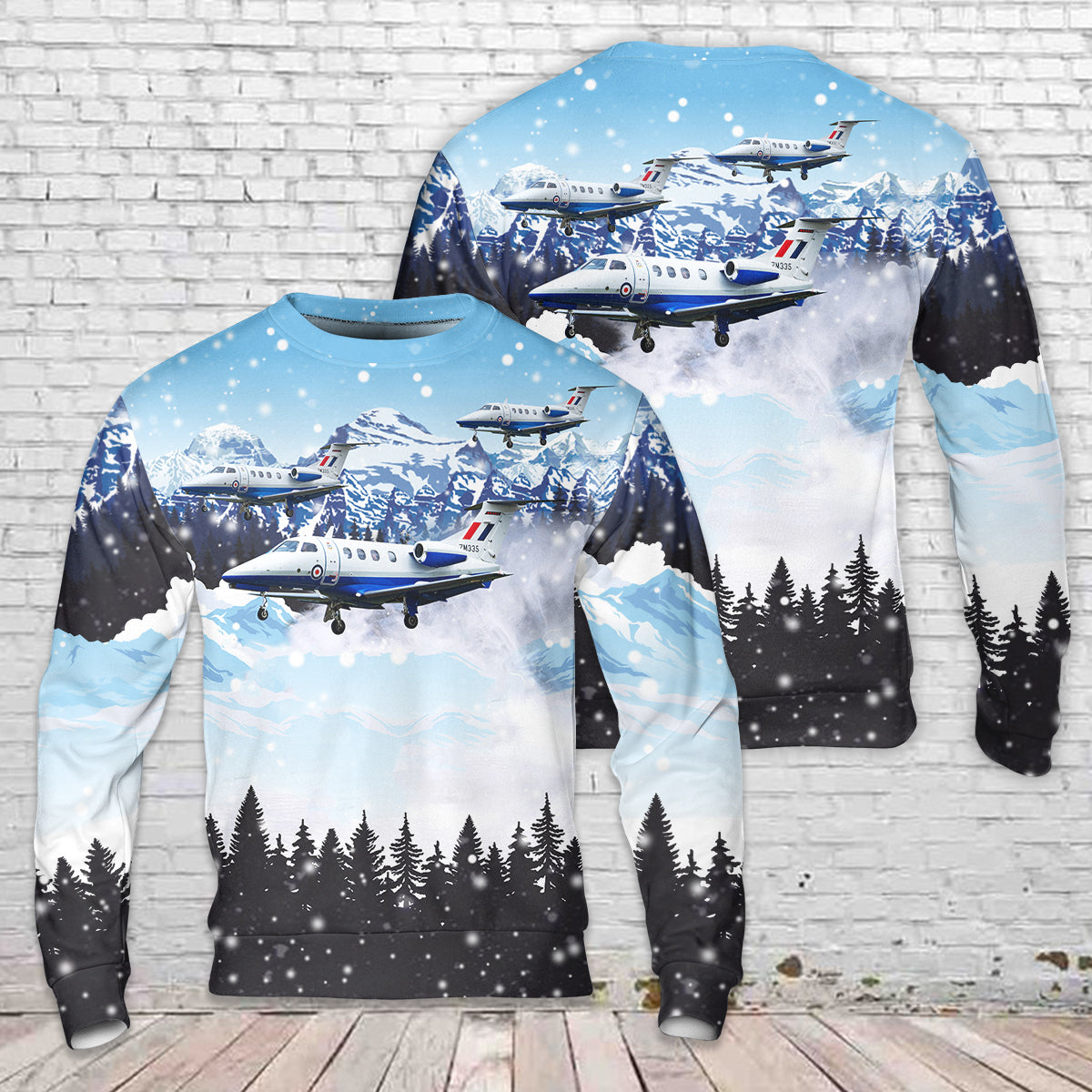 Royal Air Force Embraer Phenom 100E Christmas Sweater