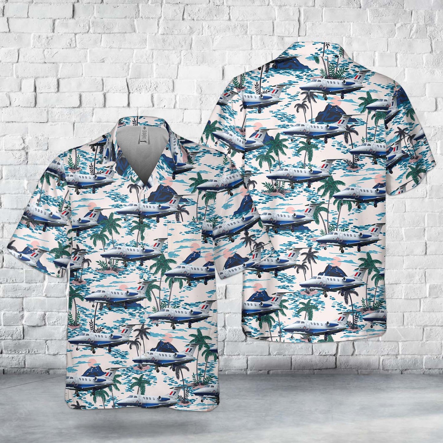 Royal Air Force Embraer Phenom 100E Pocket Hawaiian Shirt