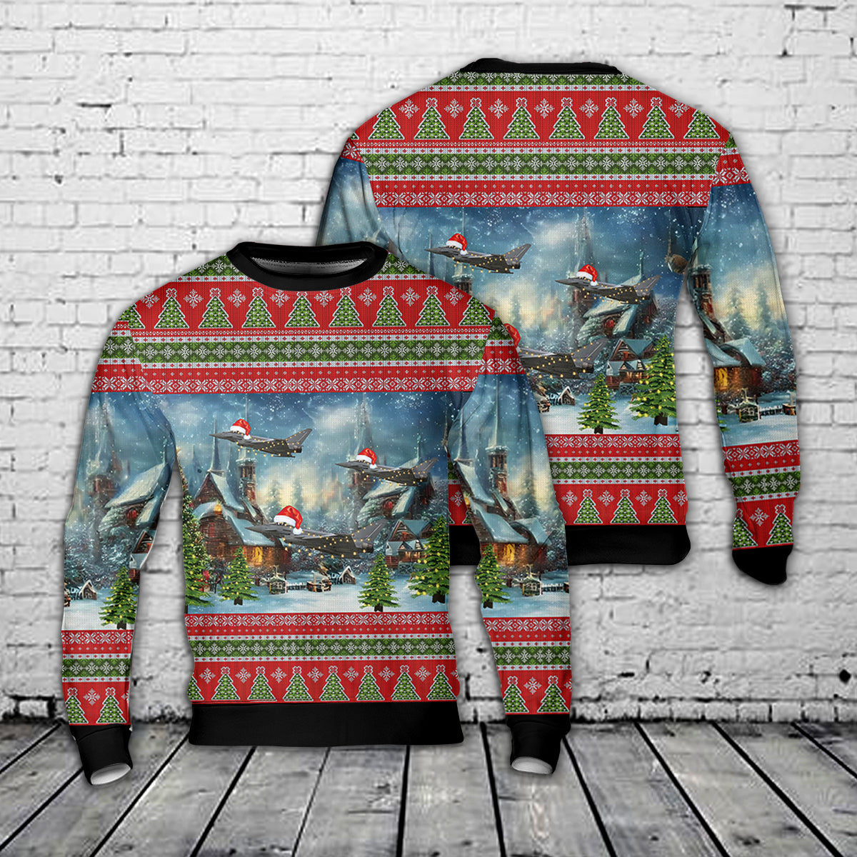 Royal Air Force Eurofighter Typhoon FGR4 Christmas AOP Sweater