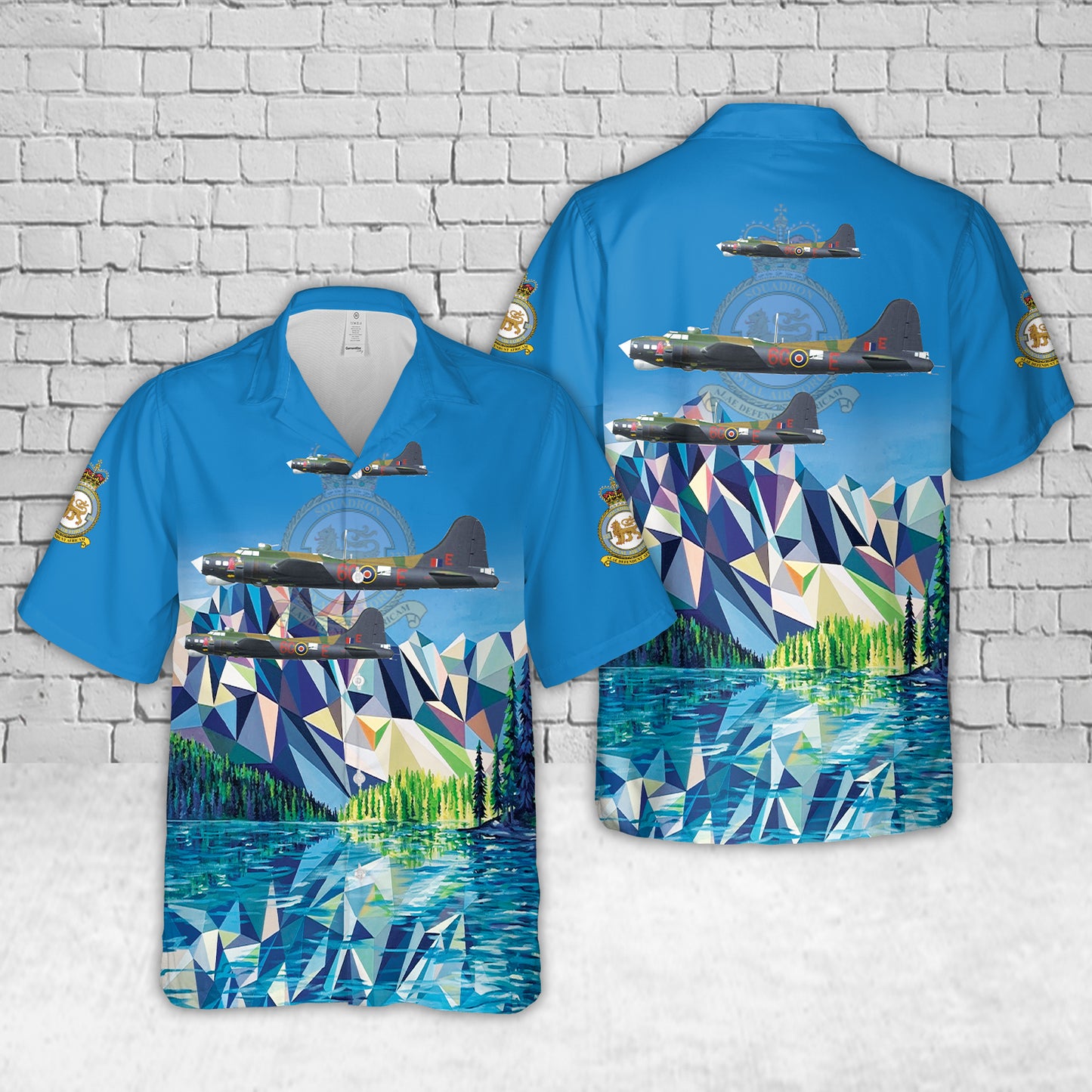 Royal Air Force Fortress B.III KJ117, No 223 Squadron, 100 Group, 1945 Hawaiian Shirt