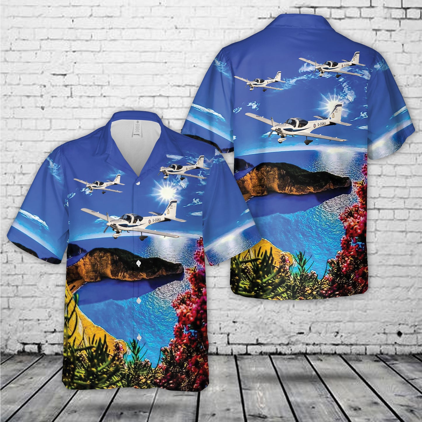 Royal Air Force Grob G-115E Tutor T1 Hawaiian Shirt