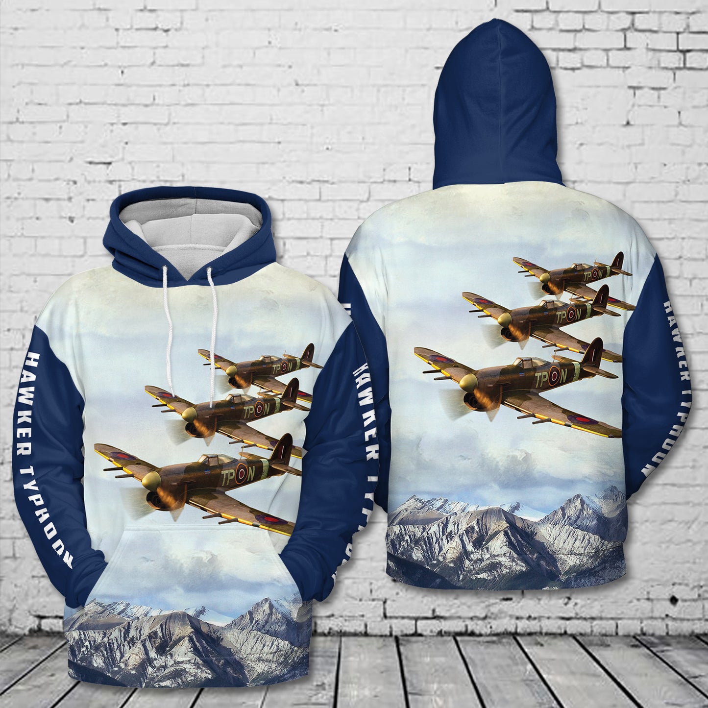 Royal Air Force Hawker Typhoon 3D Hoodie