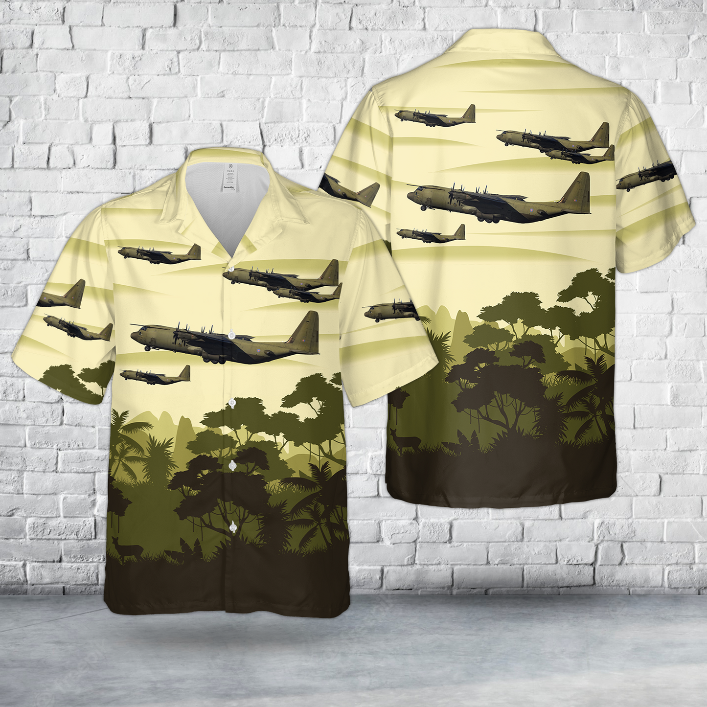 Royal Air Force Lockheed Martin C-130J-30 Hercules Hawaiian Shirt