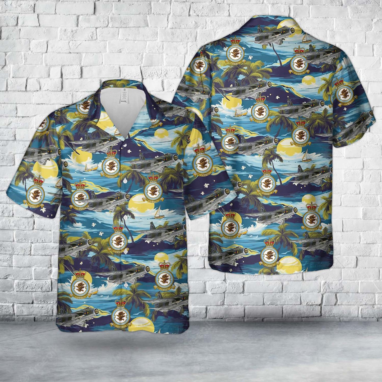 Royal Air Force No. 11 Squadron RAF English Electric BAC Lightning F6 XS904 Hawaiian Shirt