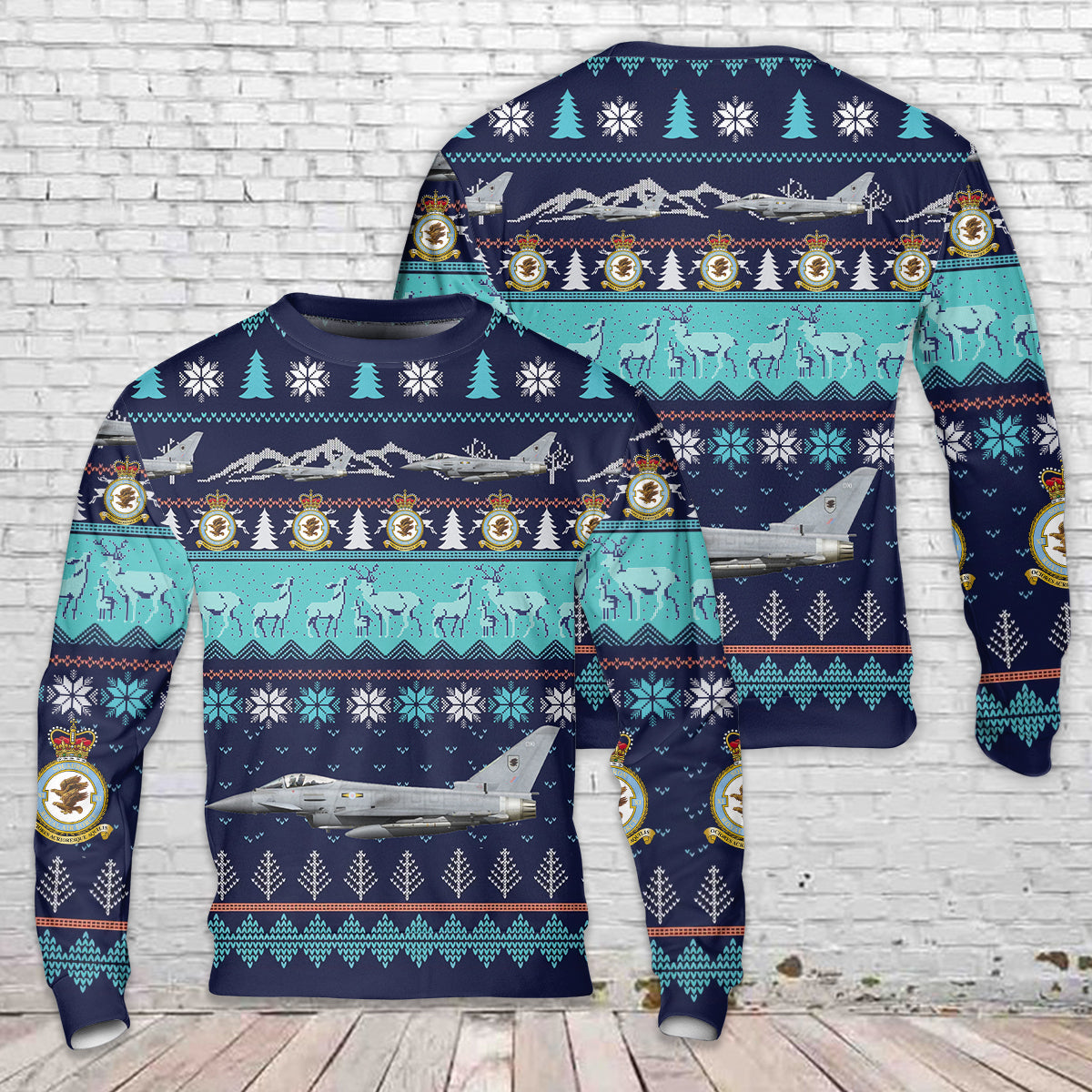 Royal Air Force No. 11 Squadron RAF Eurofighter Typhoon FGR.4 Christmas Sweater