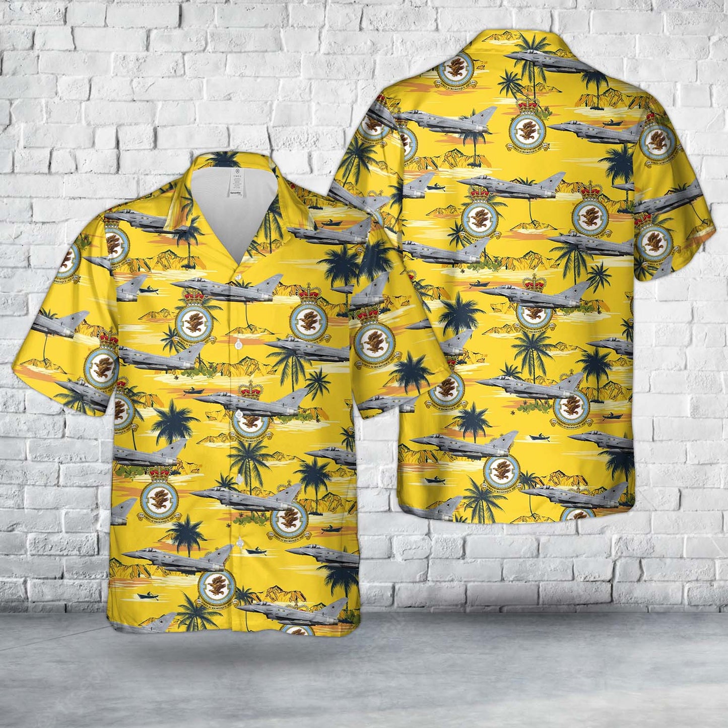 Royal Air Force No. 11 Squadron RAF Eurofighter Typhoon FGR.4 Hawaiian Shirt