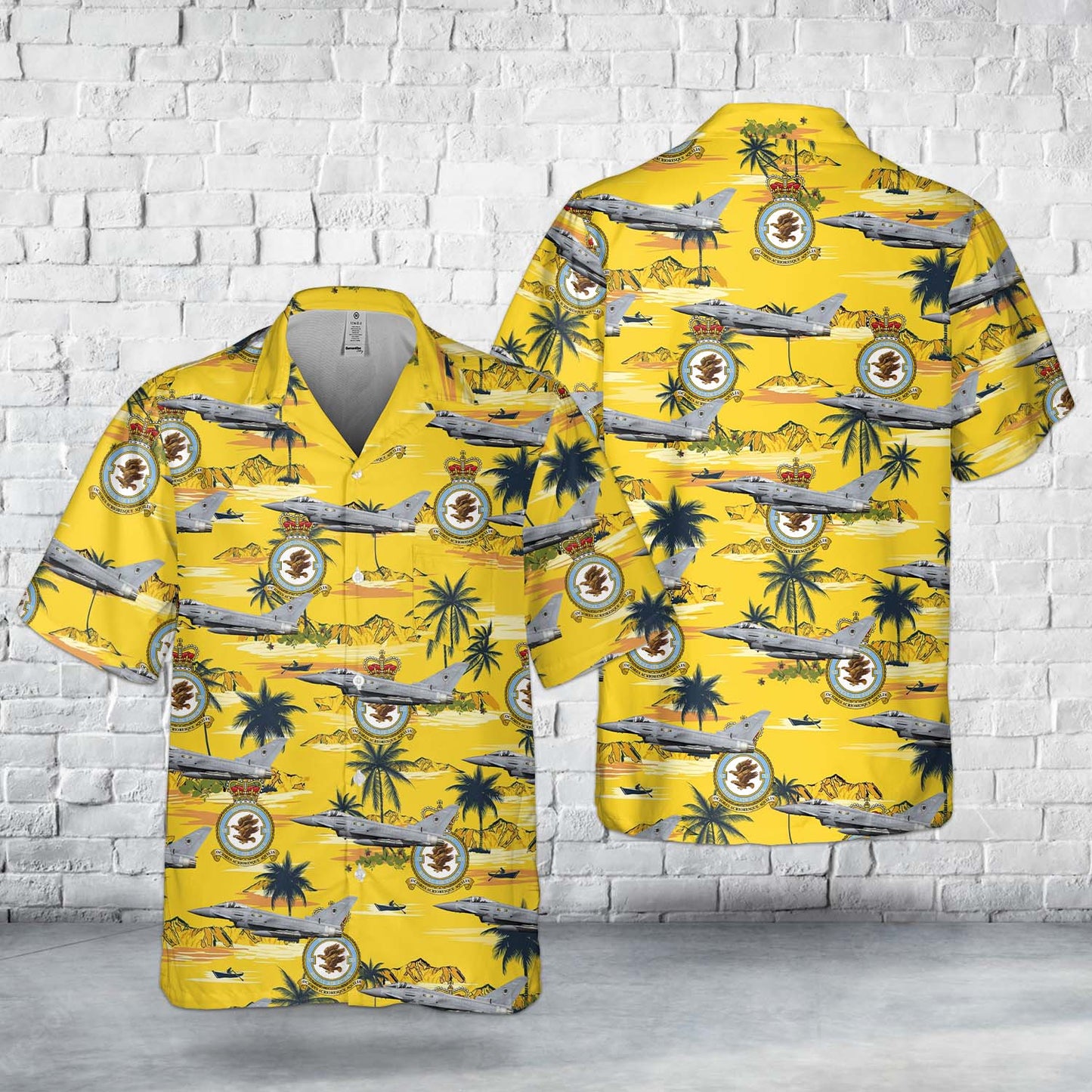 Royal Air Force No. 11 Squadron RAF Eurofighter Typhoon FGR.4 Pocket Hawaiian Shirt