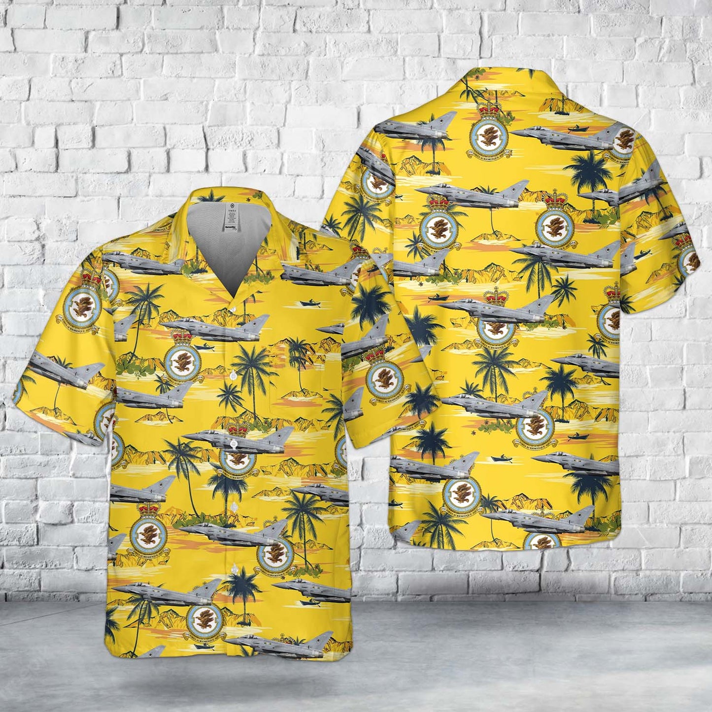 Royal Air Force No. 11 Squadron RAF Eurofighter Typhoon FGR.4 Pocket Hawaiian Shirt